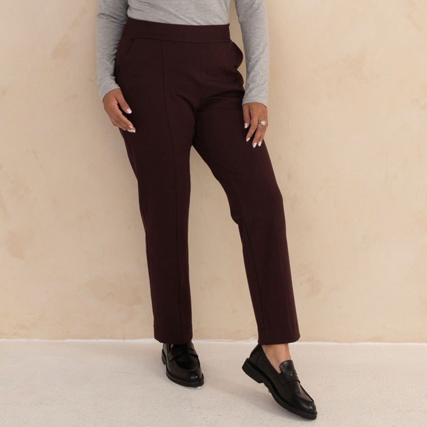 Our Smart Ankle Pants are tailored but made with two-way stretch fabric for  comfort. The perfect versatile pants to add to your wardrobe!