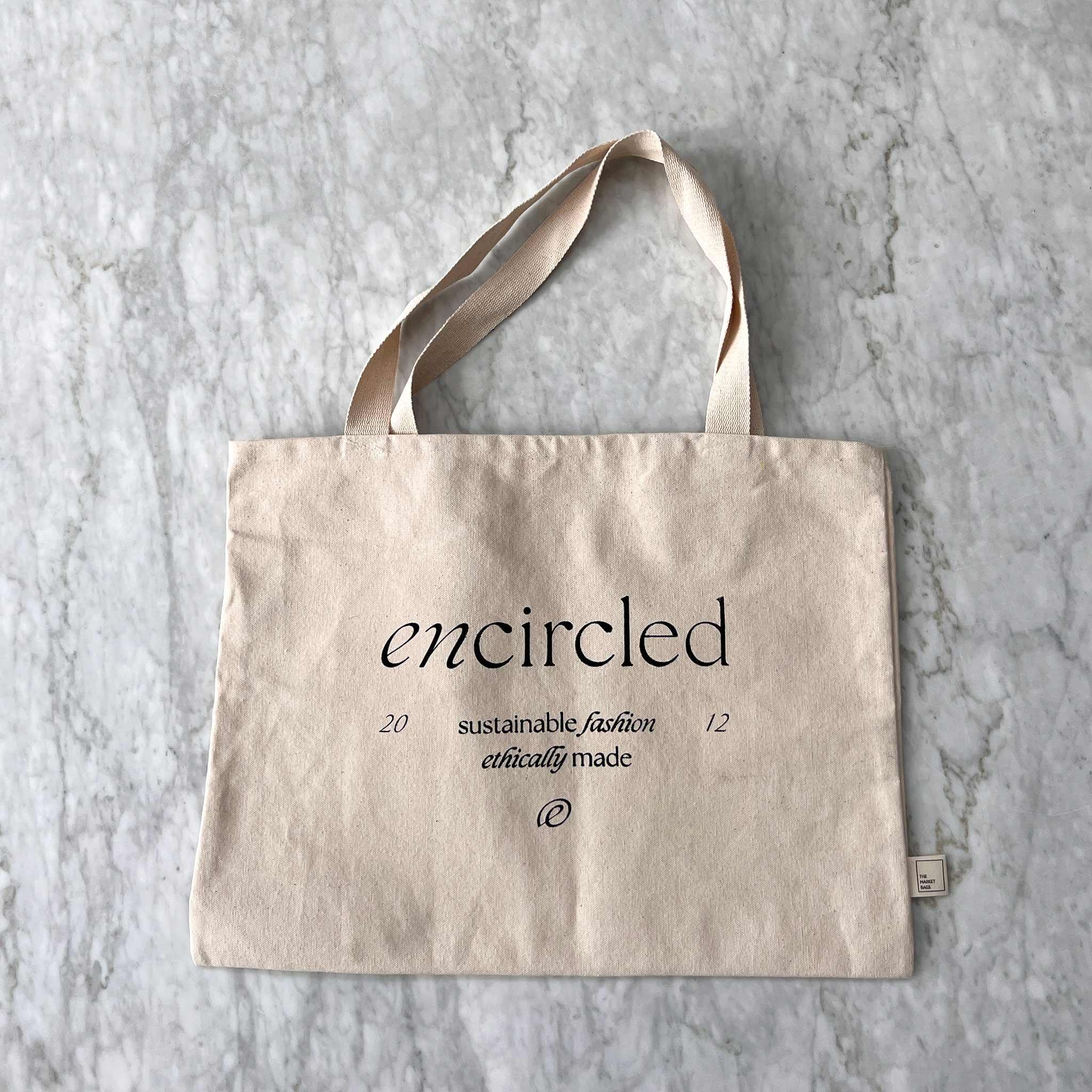 Ethically Made 100% Organic Cotton Canvas Tote Bag - Kindred Apparel Inc.