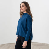 The Dressy Mock Neck Sweatshirt