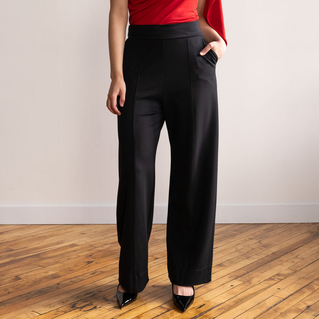 Black High Rise Bootcut Trouser Pant | maurices
